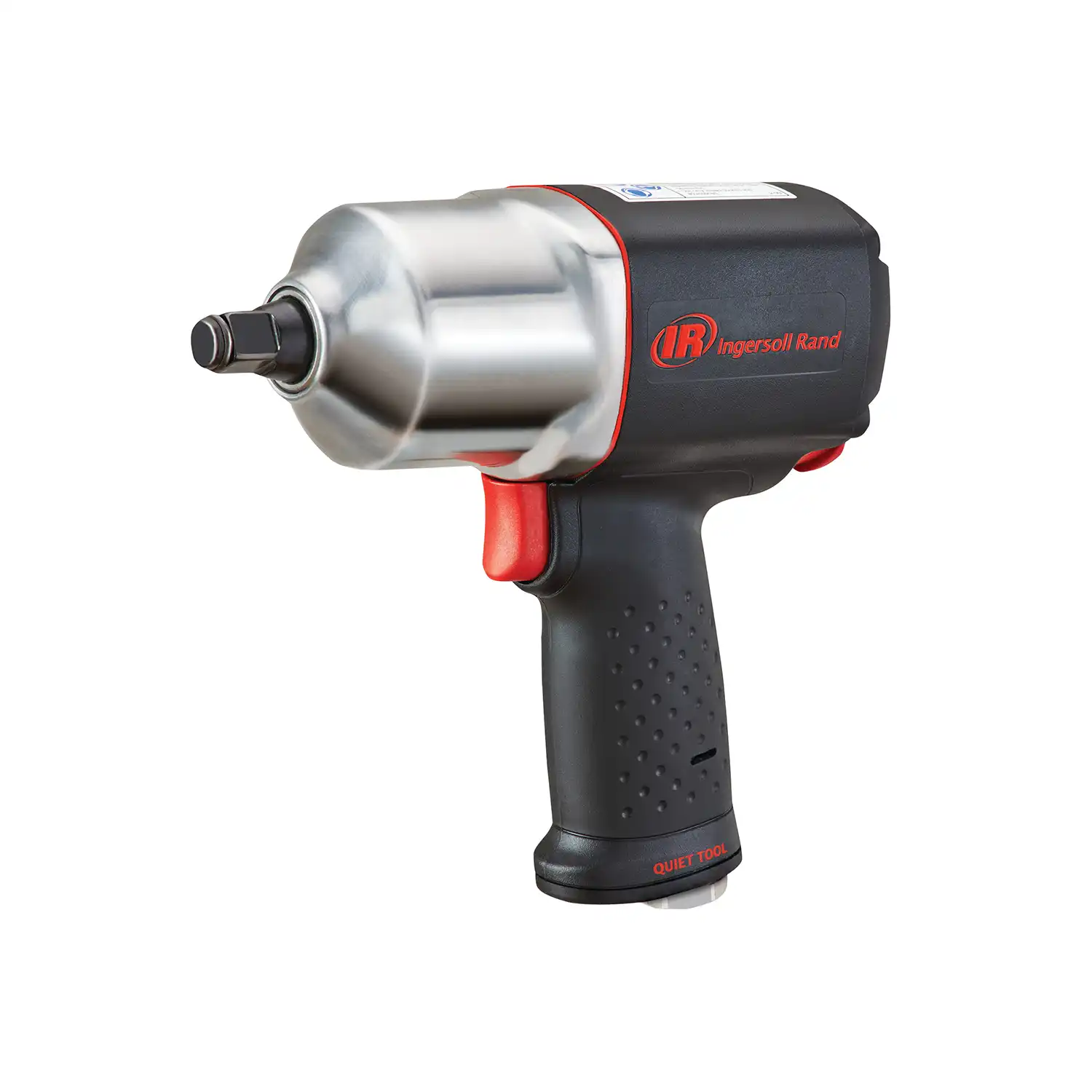 Clé à chocs pneumatique 1/2”, silencieuse, 1100 pi-lb, bague de friction, poignée pistolet