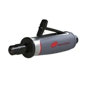 Meuleuse droite pneumatique, 20 000 RPM, 0.3 HP, pince 1/4”, échappement arrière, levier supérieur, ensemble 24 pièces