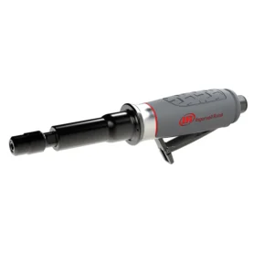 Meuleuse droite pneumatique allongée, 25 000 RPM, 0.4 HP, pince 1/4”, échappement arrière