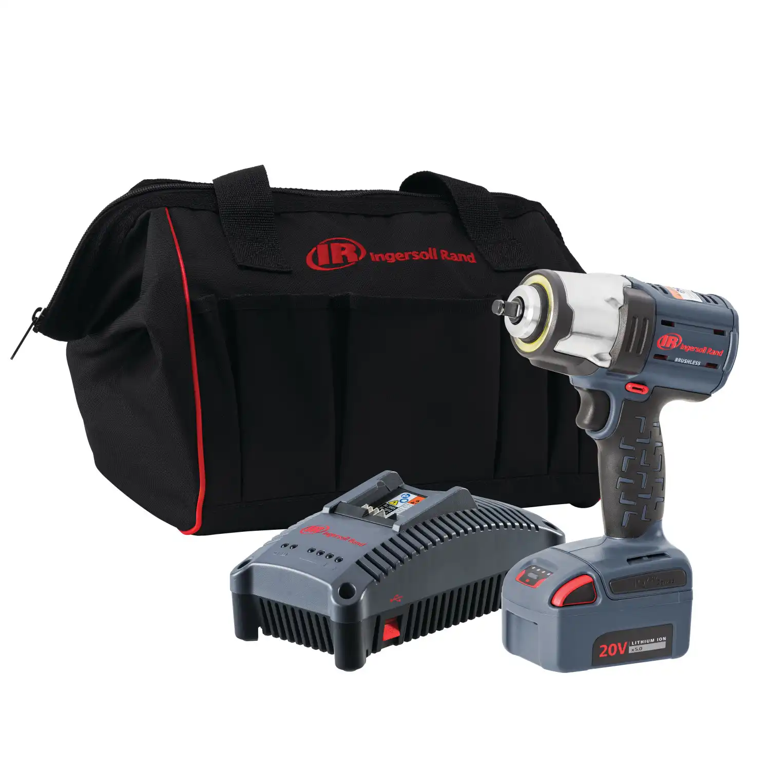 3/8" 20V Cordless Impact Wrench 1 Battery Kit, 550 ft-lb Torque, Friction Ring Retainer, Pistol