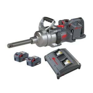 Clé à chocs sans fil 20V 1”, enclume allongée 6”, ensemble 4 batteries, 3000 pi-lb, bague de friction et trou traversant, poignée en D